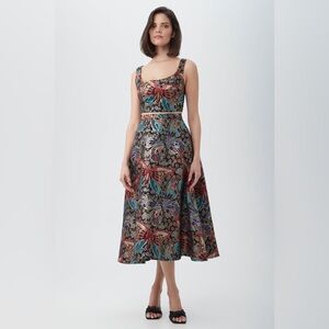 Trina Turk Varlie jacquard top. Size 4 NWT